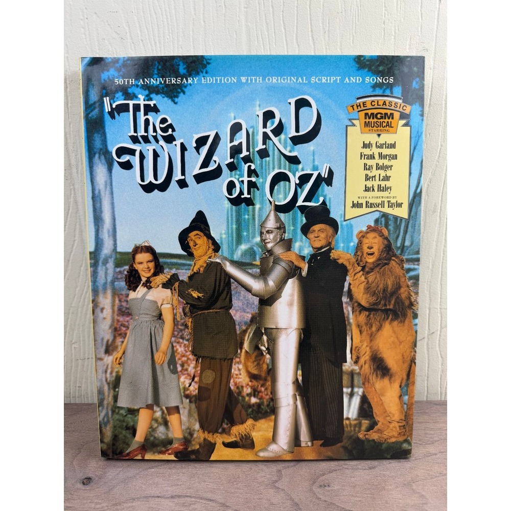 Wizard of Oz 1991 50th Anniversary Edition MGM Musical Script Songs Crescent